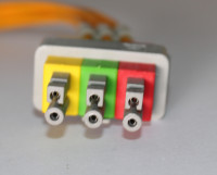 Vorschau: 3-adriges Elektrodenkabel mit Clip, IEC, Kabel orange Vorschau: 3-adriges Elektrodenkabel mit Clip, IEC, Kabel orange