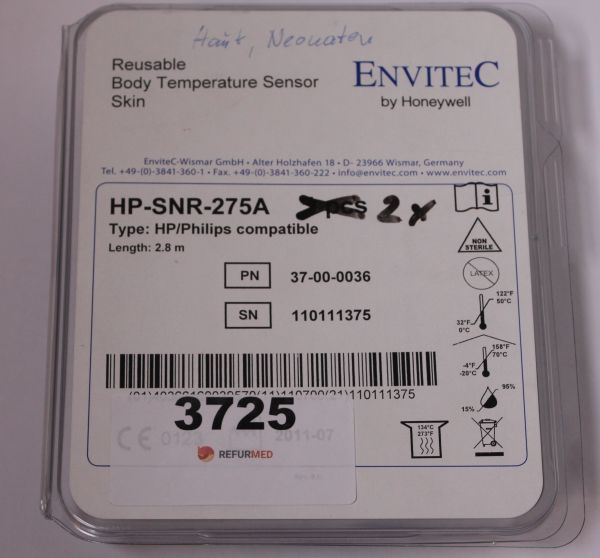 Reusable temperature sensor HP-SNR-275A for Philips HP