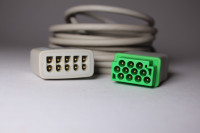 EKG Stammkabel 5 adr. Multilink zu GE Marquette grau GE Logo EKG Stammkabel 5 adr. Multilink zu GE Marquette grau GE Logo